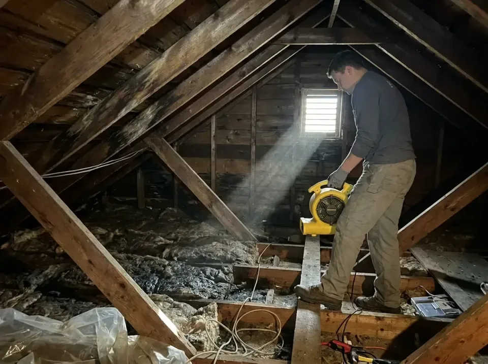 attic-water-damage-drying-proc-007 — frequently asked questions, Emergency Water Extraction & 24/7 Flood Response in Mingo J…